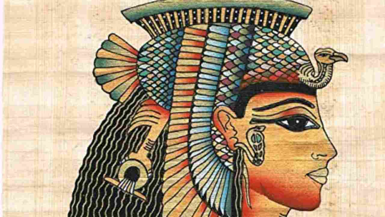 Papiro raffigura Cleopatra