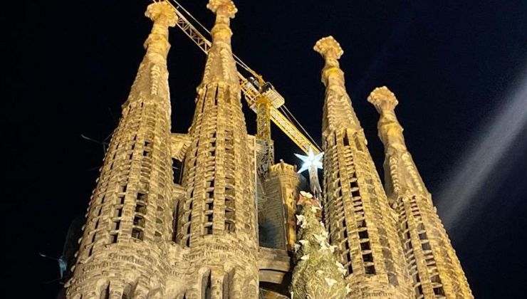 Stella sulla Sagrada Familia 