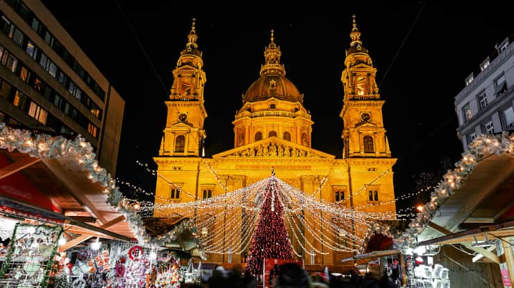 natale città mercatino europa