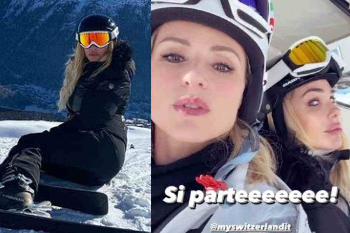 Ilary Blasi a St. Moritz