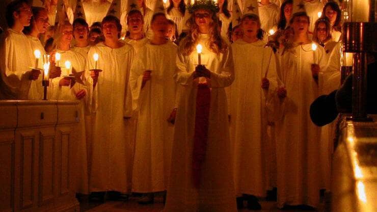 santa lucia candele