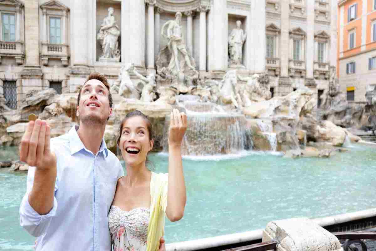 Fontana di Trevi monetine