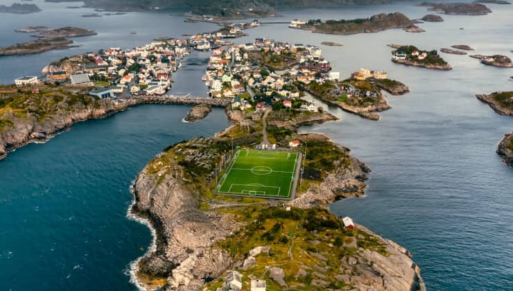 campo calcio vista più bella