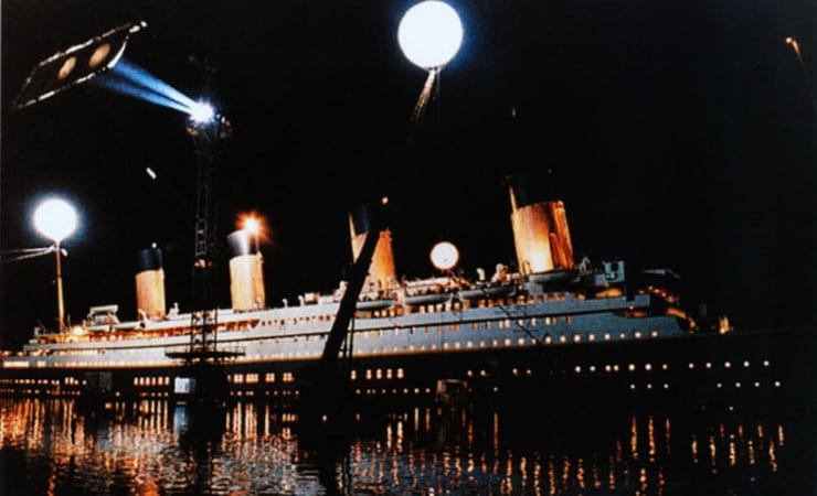titanic dove girato film