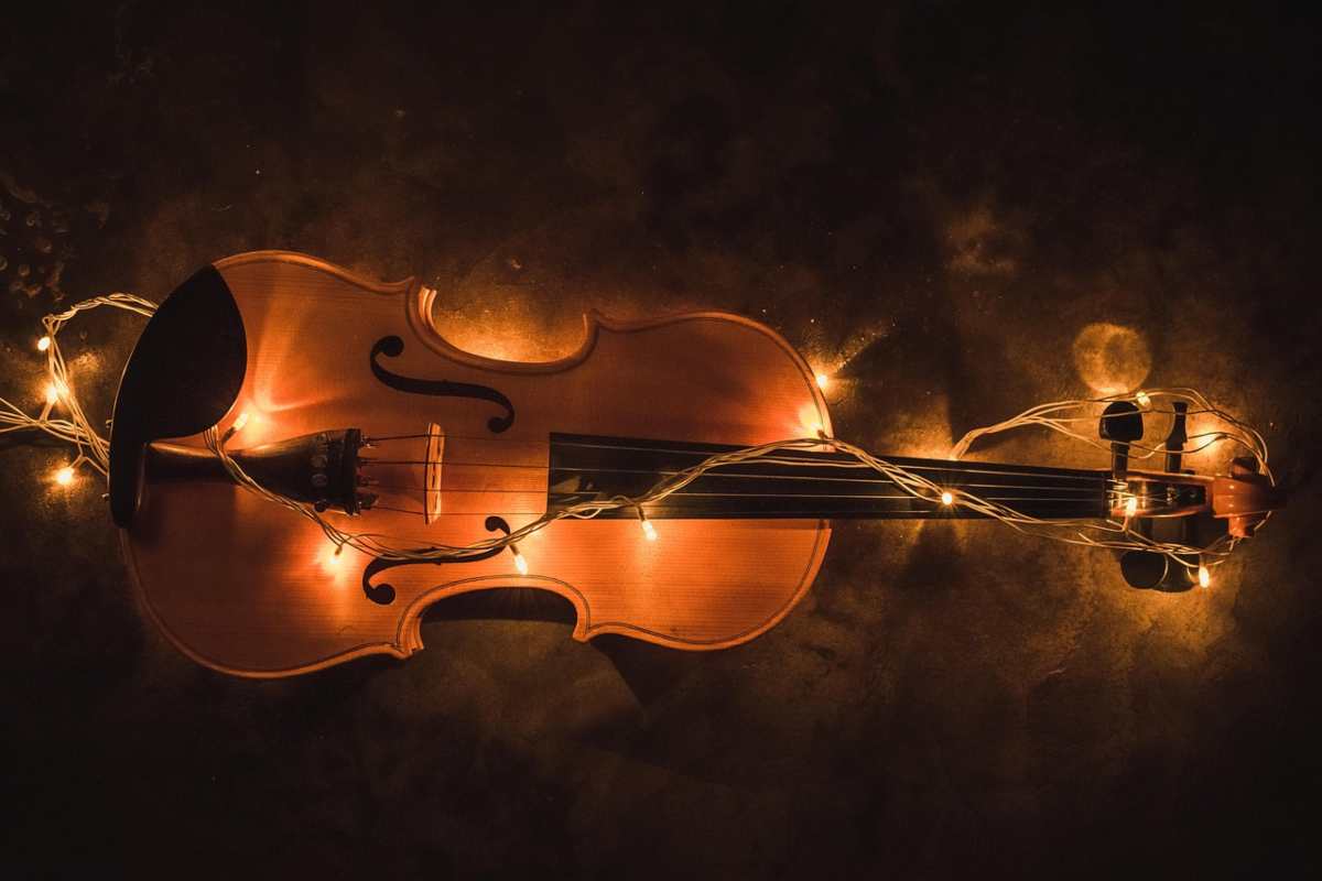 Violino illuminato
