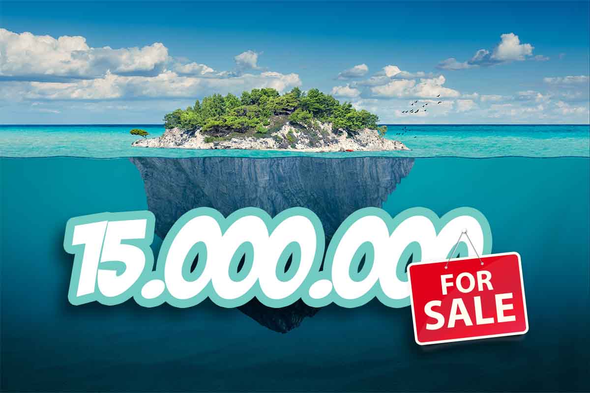 L'Isola in vendita è famosa tra gli appassionati di letteratura 