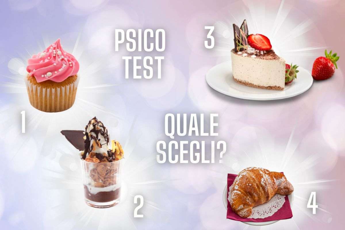 personalità test dolci golosità