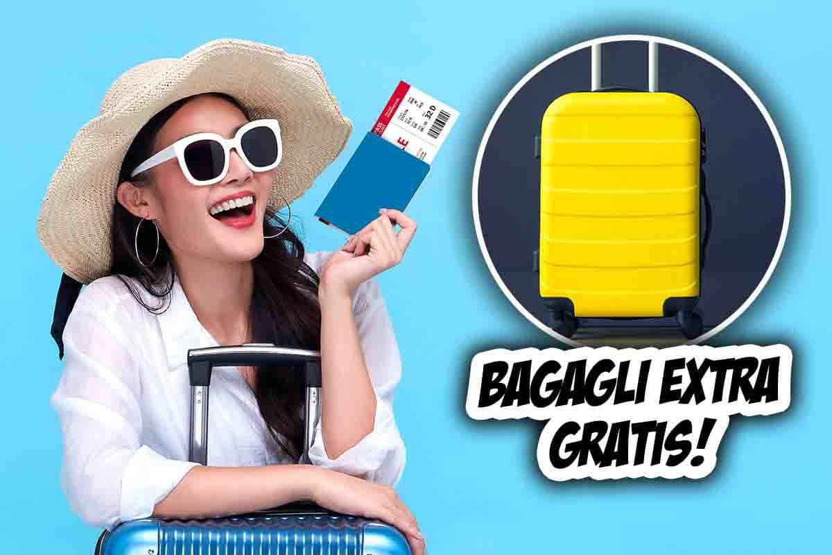 bagaglio extra gratis