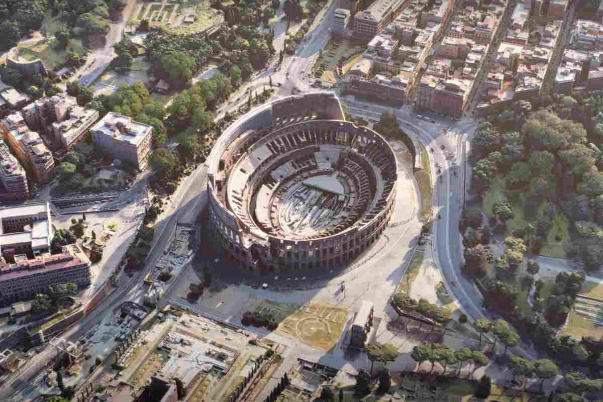 L'ascensore panoramico sulle vette del Colosseo