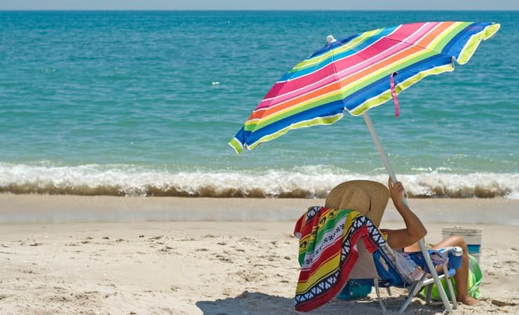 lasciare ombrellone spiaggia